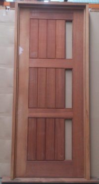 Plank & Rail Entry Door
