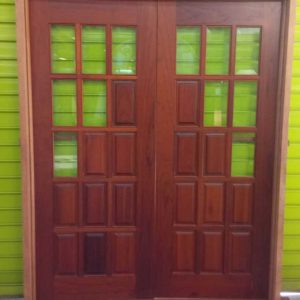15 Panel Diagonal Double Entry