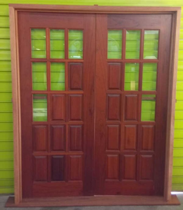 15 Panel Diagonal Double Entry