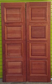 Custom Horizontal 4 Panel Entry Pair (Loose)