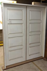 Horizontal 4 Panel Pair Doors