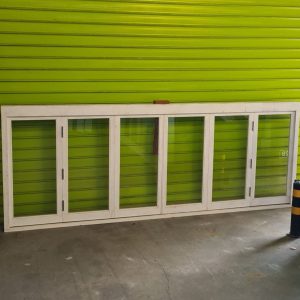 3+3 Bifold Window OPEN IN no sill
