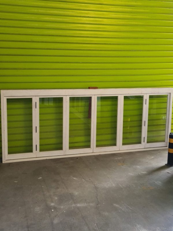 3+3 Bifold Window OPEN IN no sill