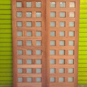 27 Panel Pair Doors Glazed Shoji (loose)