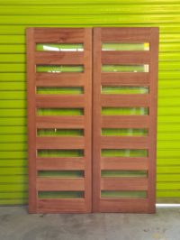 Mandalay Pair Doors Glazed Clear (loose)