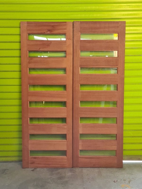 Mandalay Pair Doors Glazed Clear (loose)