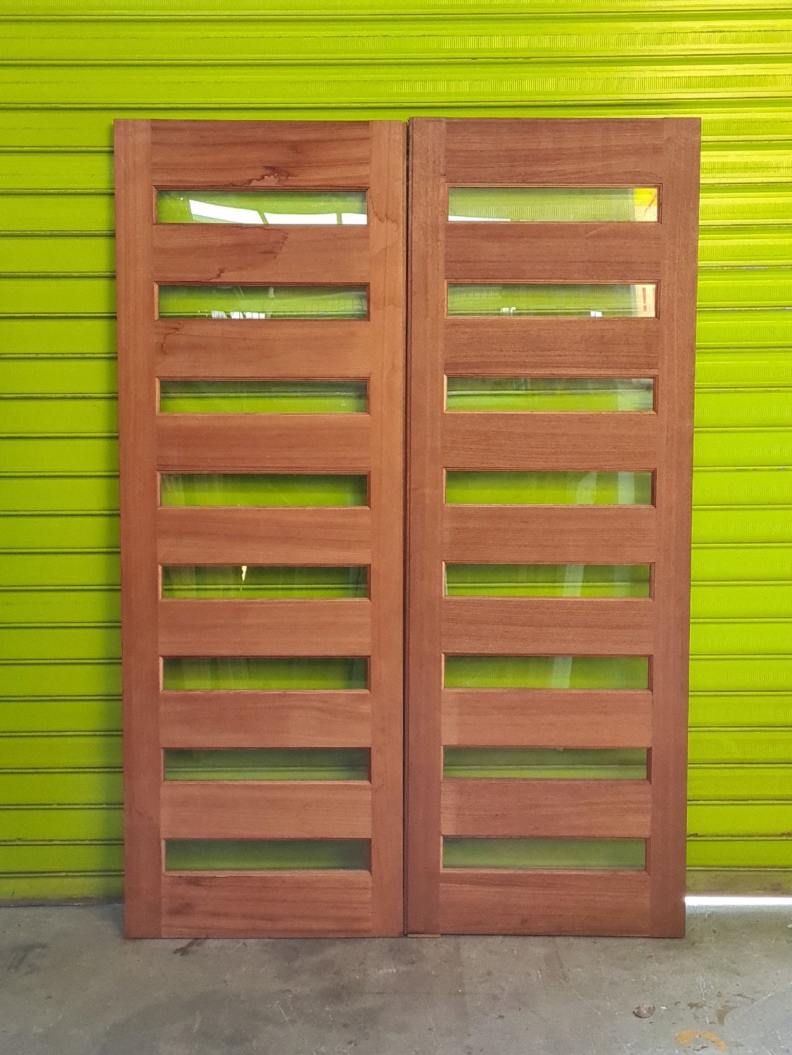 Mandalay Pair Doors Glazed Clear (loose)