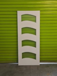 Wave Door Glazed Acid Etched (loose)