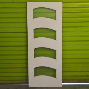 Wave Door Glazed Acid Etched (loose)