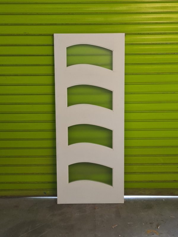 Wave Door Glazed Acid Etched (loose)