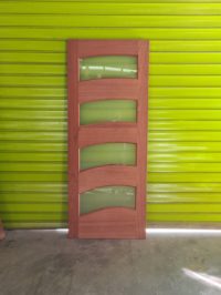 Wave Door Glazed Soft White (loose)