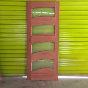 Wave Door Glazed Soft White (loose)