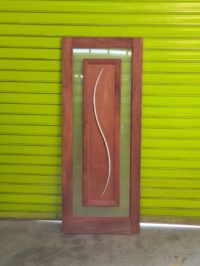 Sabu Domed "s" Door Acid Etch (loose)