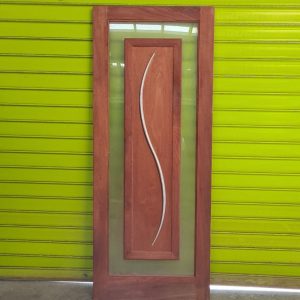 Sabu Domed "s" Door Acid Etch (loose)