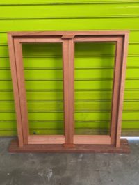 Twin casement window