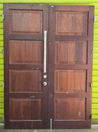 Horizontal 4 Panel Door Pair Loose