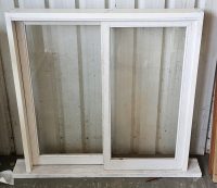 1180x1163 2 Sash white primed and clear glazed XO Sliding Window