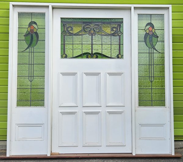 2175x2305 leadlight entry