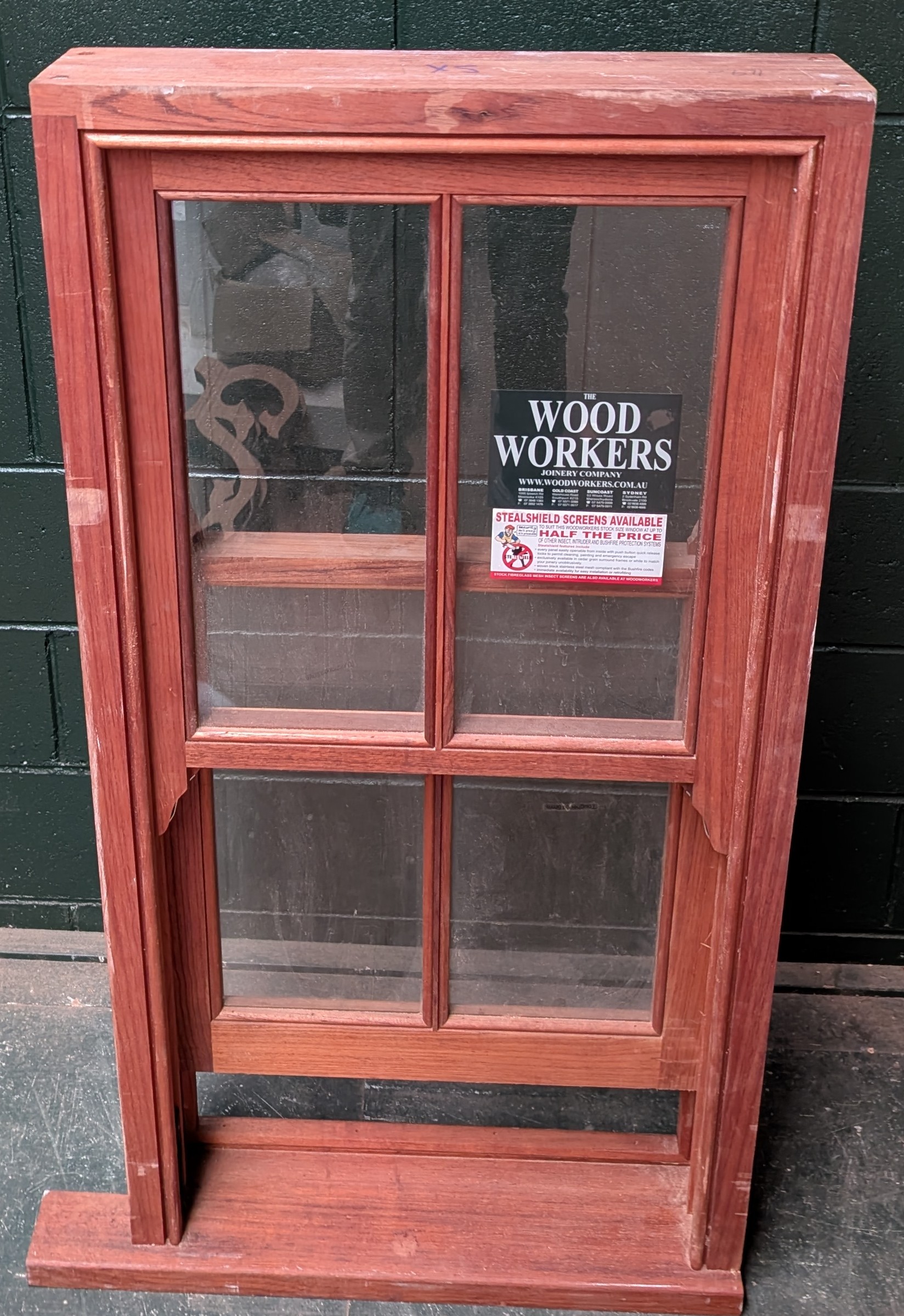 1190mmx600mm 4 light double hung
