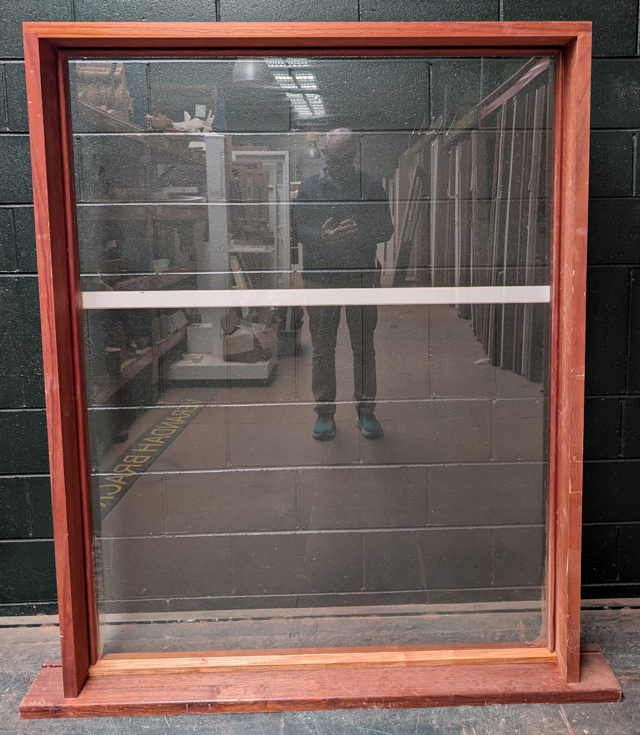 1671x1300 fixed glass window