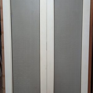 Single light flyscreen pair doors