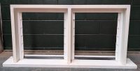 637x1168 102mm 2 bays twin gallery louvre window (copy)