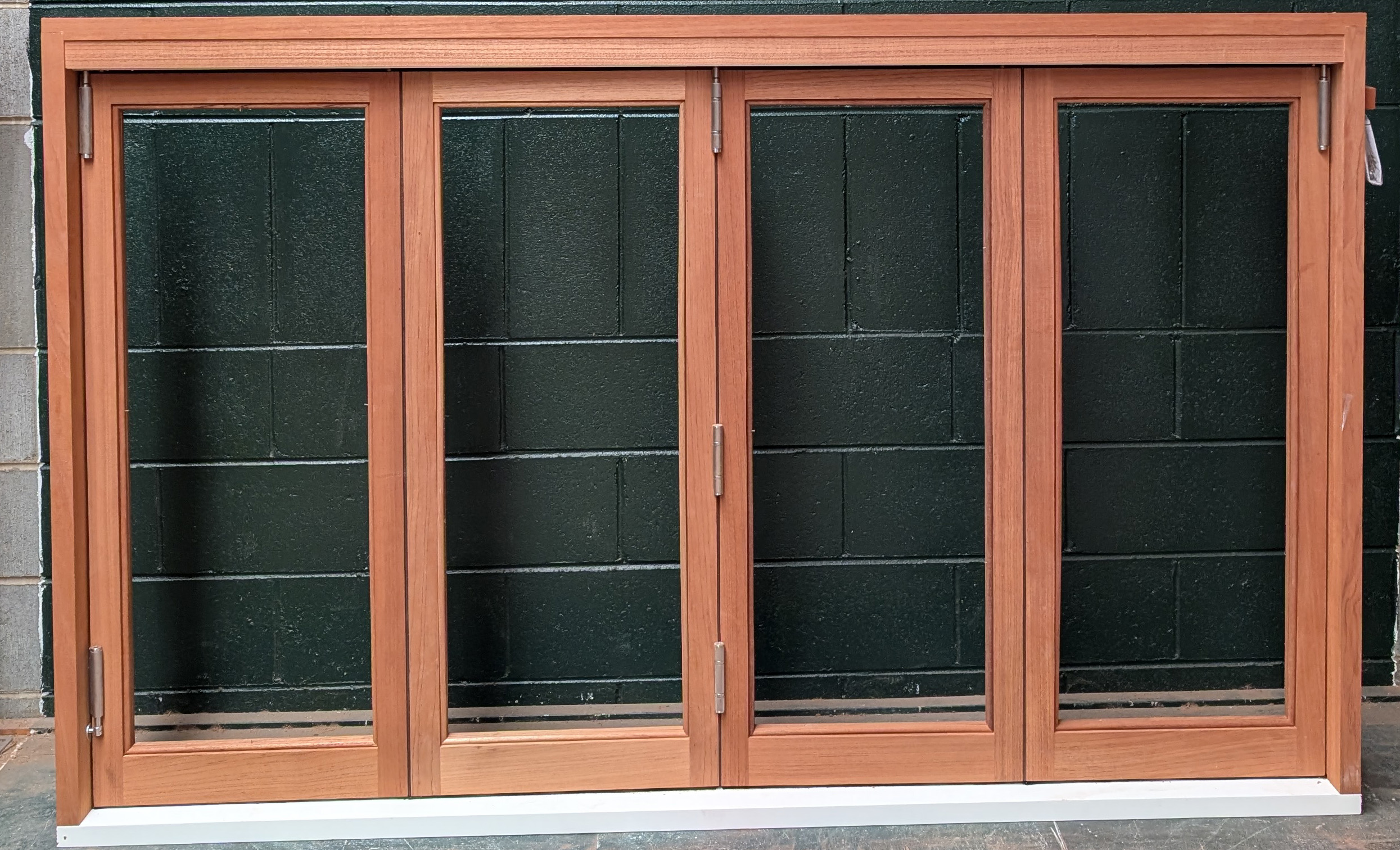 1202x1972 single light 4 sash bifold window