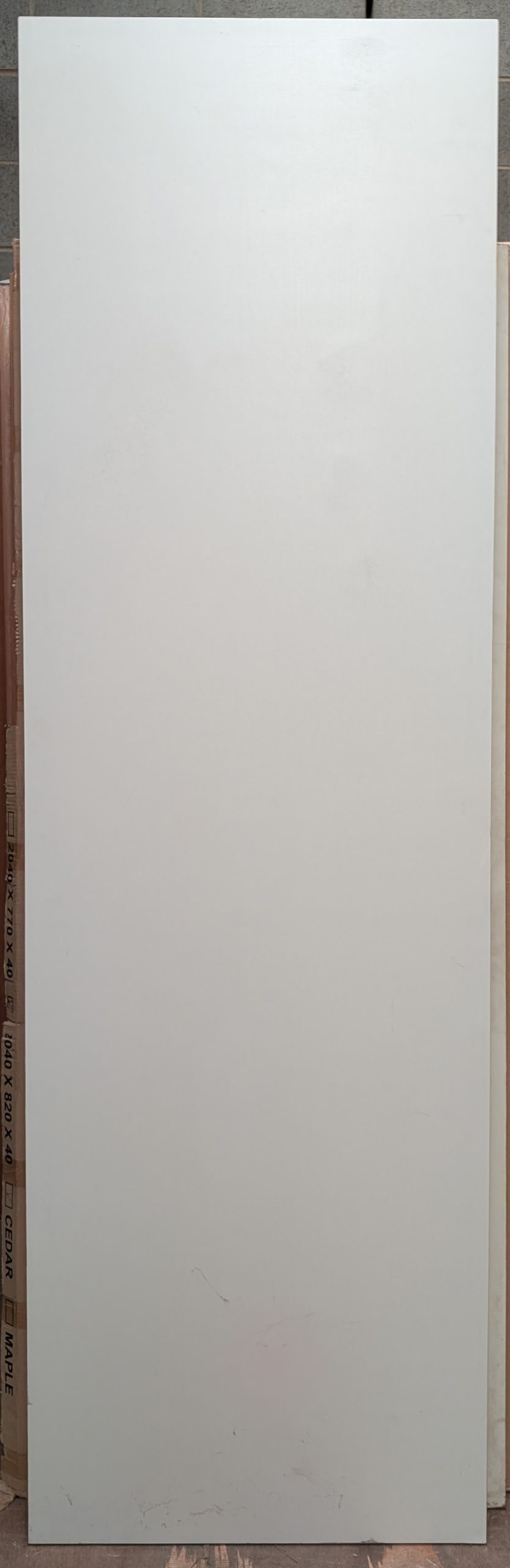 flush door white