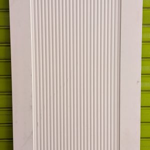 Reeded timber panel door