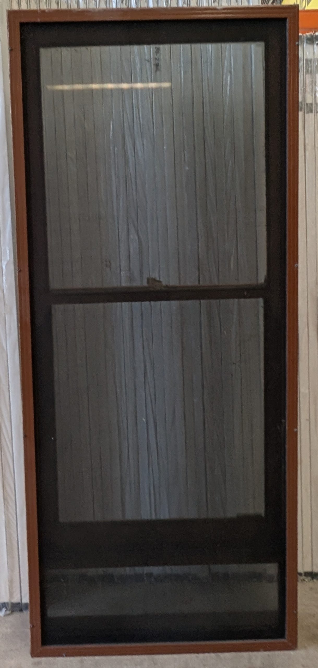 2100x900 2 light double hung window - custom