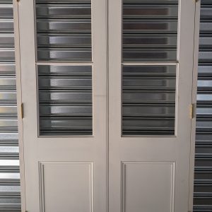 Victorian 2 light french door double unit