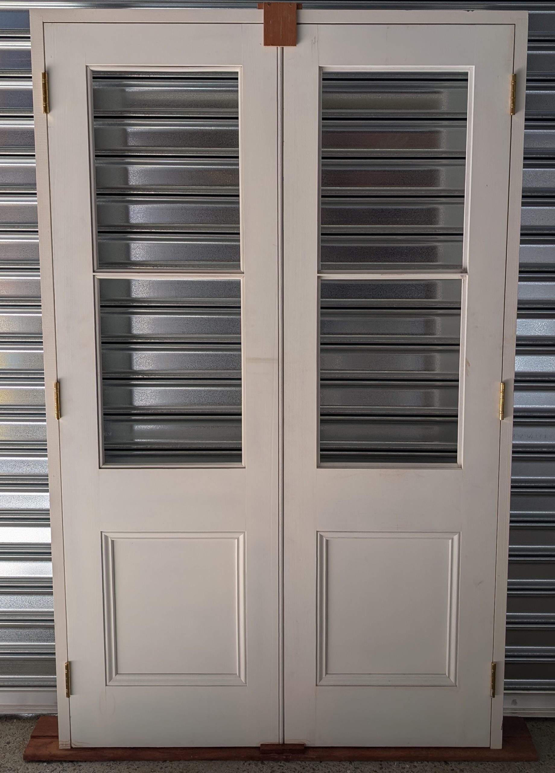 Victorian 2 light french door double unit